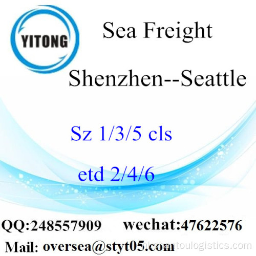 Shenzhen Port LCL Consolidatie Naar Seattle